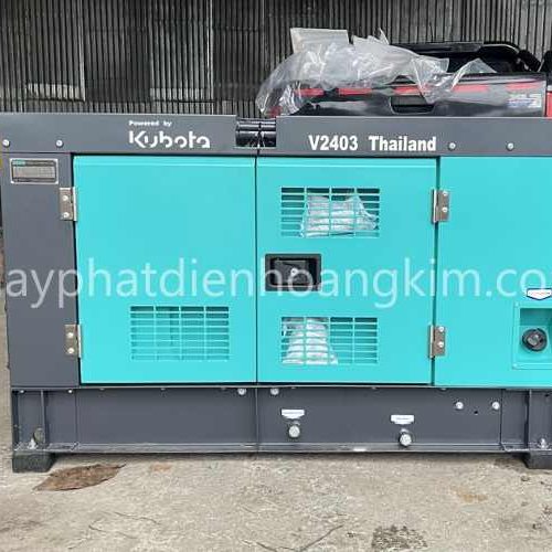 Máy phát điện Kubota V2403 nhật zin mới 2025, nhập khẩu động cơ Nhật, lắp ráp tại Thái Lan